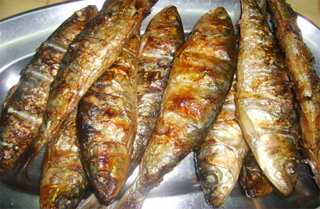 Valor nutricional da sardinha assada